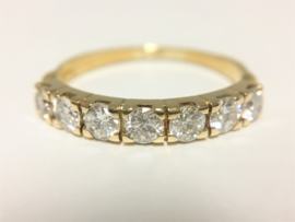 18 K Gouden Rijring 0.85 crt Briljantgeslepen Diamant H/VVS