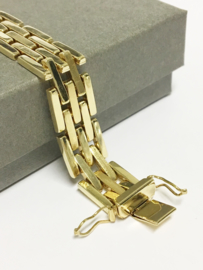 14 K Gouden Schakel Armband - 18 cm / 19,55 g