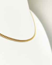 14 K Gouden Gourmet Collier - 43 cm / 6 g