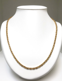 14 K Gouden Koningsketting Byzantijns - 56,5 cm / 18,29 / 3,3 mm