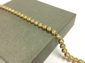 14 K Gouden Tennis Armband 1,75 crt Briljantgeslepen Diamant - 18 cm