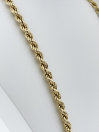 14 Karaat Gouden Koord Ketting - 70 cm / 20,4 g /  5mm