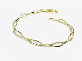 14 K Gouden Closed Forever Schakel Armband - 18,5 cm / 7,62 g