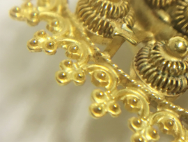 Antiek Handvervaardigd 14 K Gouden Broche - Zeeuwse Knopen ca 1900