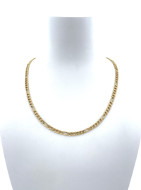14 Karaat Gouden Schakelketting Figaro - 41 cm / 5.8 g