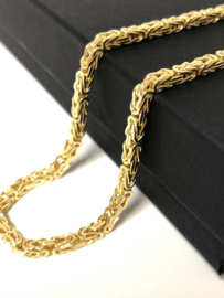 14 Karaat Massief Gouden Koningsketting - 60 cm / 44,5 g / 3,5 mm