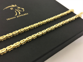 14 K Gouden Koningsketting Byzantijns 60 cm / 65,18 g