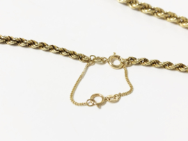 14 K Gouden Koord Collier (uitlopend) - 45 cm / 13,88 g
