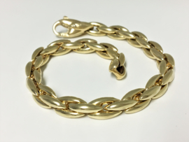 14 K Gouden Schakel Armband - 22 cm / 24,95 g