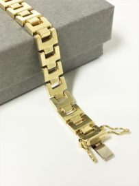 14 K Gouden Schakel Armband - 19 cm / 13,35 g