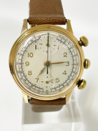 Pierce Watch Company 18 K Antiek Gouden Horloge Chronograaf - 1948