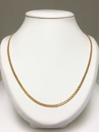 18 K Gouden Fantasie Schakel Ketting - 61 cm / 18,75 g