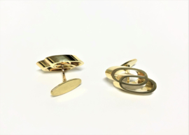 14 K Handvervaardigd Antiek Gouden Manchetknopen / Cufflinks - 16,49 g