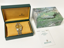 Rolex Oyster Perpetual Datejust 16203 Staal / Goud - 2004 / Full Set