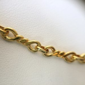 14 K Gouden Infinity Schakel Collier - 45 cm / 19,54 g