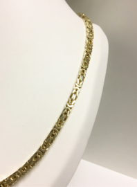 14 K Gouden Koningsketting Byzantijns  65 cm /  82,5 g