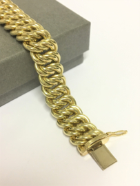 14 K Gouden Schakel Armband - 20 cm / 25,25 g