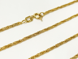 18 K Gouden Draai Ketting - 75 cm / 10,57 g / 1,75 mm