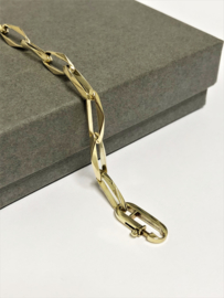 14 K Gouden Closed Forever Schakel Armband - 19,5 cm / 10,3 g