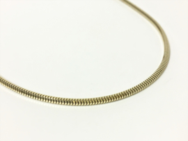 14 K Gouden Slangen Collier (Gevlakt) - 46 cm / 8 g