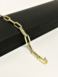 14 K Gouden Bedel Schakel Armband - 21 cm / 13,85 g