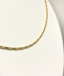 14 K Gouden Slangen Collier Midas - 45,5 cm / 9,4 g