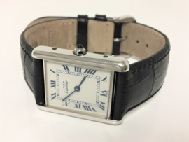 Zilveren Must de Cartier Tank Quartz - Dames Polshorloge - 3289