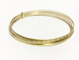 8 K Gouden Rinkel Armbanden - Set van 5