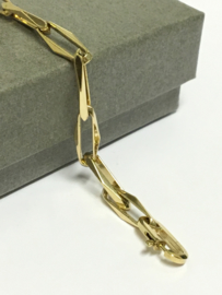 14 K Gouden Closed Forever Schakel Armband - 20 cm / 8,5 g