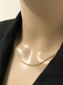 14 K Gouden Gourmet Ketting (Gewalst) - 42,5 cm / 10,2 g