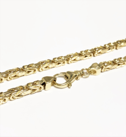14 K Gouden Konings Armband Byzantijns - 23 cm / 20,7 g