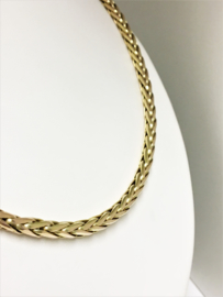 14 K Gouden Vossenstaart Slotcollier - 50 cm / 22,95 g