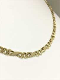 14 K Massief Gouden Infinity Schakel Ketting - 46 cm / 23,6 g