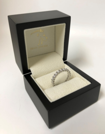 14 K Witgouden Alliance Ring 1,77 crt Briljantgeslepen Diamant E/VS2-SI1