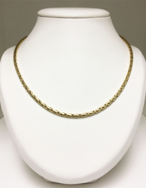 14 K Gouden Vossenstaart Collier - 50 cm / 40,69 g