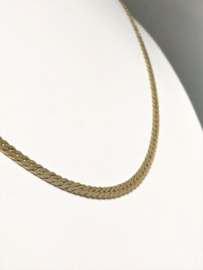 14 K Gouden Gourmet Collier (gewalst) - 49 cm / 8,95 g