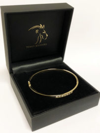 14 K Gouden Slaven Armband 0.35 crt Briljantgeslepen Diamant G / VVS1