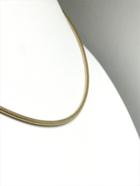 14 K Gouden Slangen Collier - 42,5 cm / 7,45 g