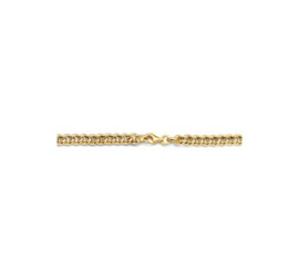 14 K Gouden Gourmet Schakel Collier  - 43 cm / 5,2 mm