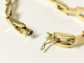 14 K Gouden Schakel Armband - 19,5 cm / 15,25 g