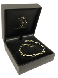 14 K Gouden Closed Forever Schakel Armband - 19,5 cm / 6,55 g