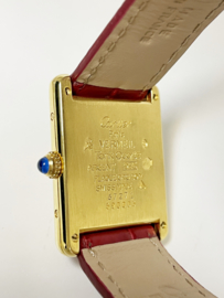 Must de Cartier Tank Roman Dial Quartz Dames Polshorloge