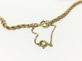 14 K Gouden Koord Ketting  - 42 cm / 8,6 g