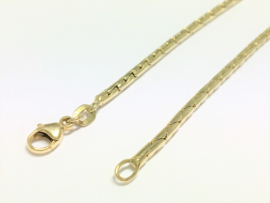 14 K Gouden Fantasie Slangen  Collier - 43,5 cm / 16,1 g