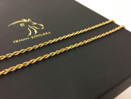 14 K Massief Gouden Koord Ketting - 61 cm / 15,5 g