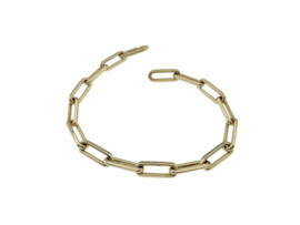 14 Karaat Massief Gouden Anker Schakel Armband - 19.5 cm / 16.9 g