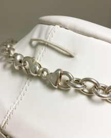Zilveren Anker Schakel Collier - 45 cm / 9 mm