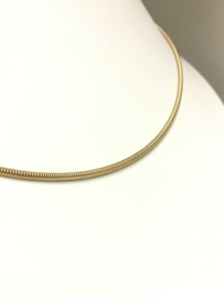 14 K Gouden Slangen Collier - 43 cm / 6,9 g