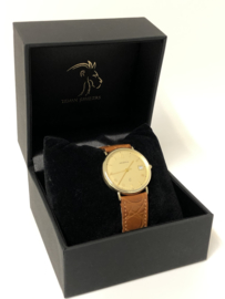 PRISMA 14 K Gouden Dresswatch Heren Polshorloge 1970 - Quartz