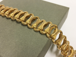 18 K Rosé Gouden Schakel Armband - 18,5 cm / 23,44 g